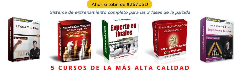 (Cursos de ajedrez) Paquete especial de cuarentena del GM Igor Smirnov