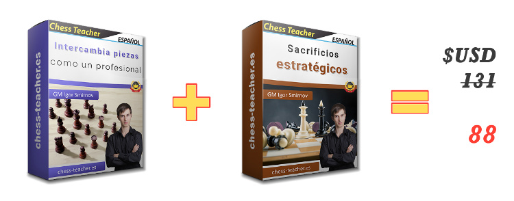 Cursos de ajedrez del GM Igor Smirnov: Sacrificios estratégicos + Intercambia piezas como un profesional