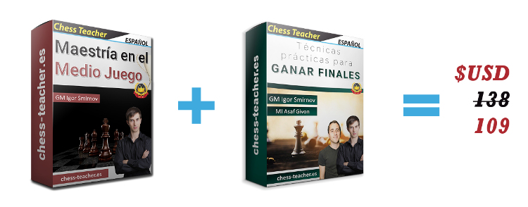 Cursos de ajedrez del GM Igor Smirnov: Maestría en el Medio Juego y Técnicas prácticas para ganar finales