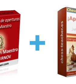 Combo de cursos El Laboratorio de Aperturas del Gran Maestro y ¡Aplastando al rey!
