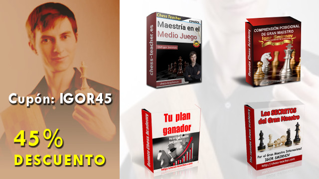 45% de descuento en cursos de estrategia y juego posicional