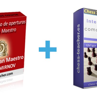 Oferta de cursos: Intercambia piezas como un profesional y El Laboratorio de Aperturas del Gran Maestro
