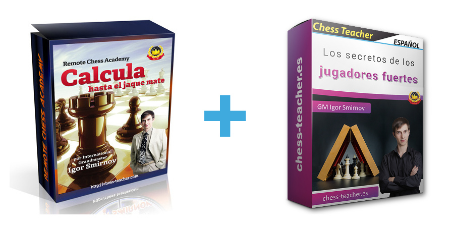 Oferta de cursos: Los secretos de los jugadores fuertes y Calcula hasta el jaque mate