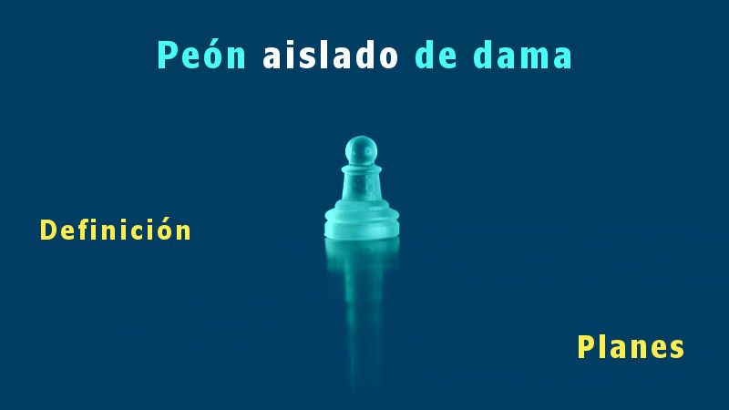 El peón de dama aislado