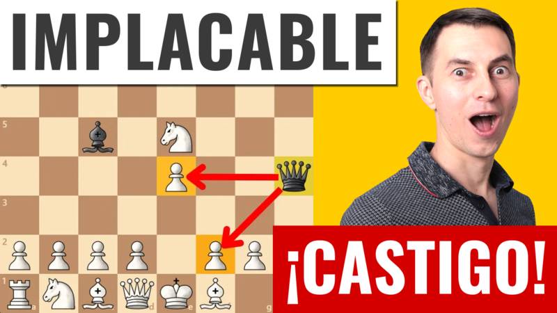 Castigo IMPLACABLE contra ataques tempranos de la dama negra