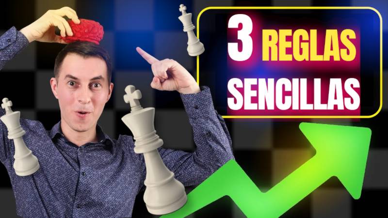 3 reglas sencillas para jugar mejor el ajedrez