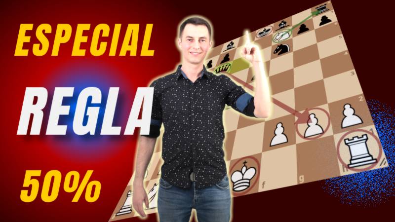 Una regla ESPECIAL del ajedrez que reduce en 50% tus errores