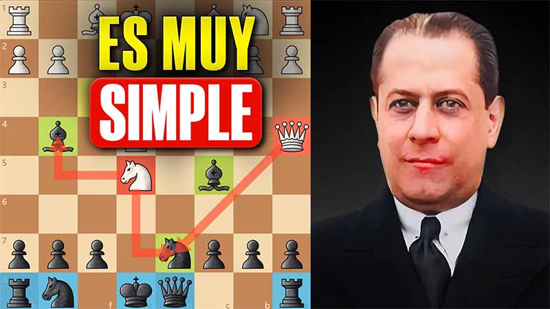 El ajedrez es fácil una vez que aprendas estas reglas de Capablanca