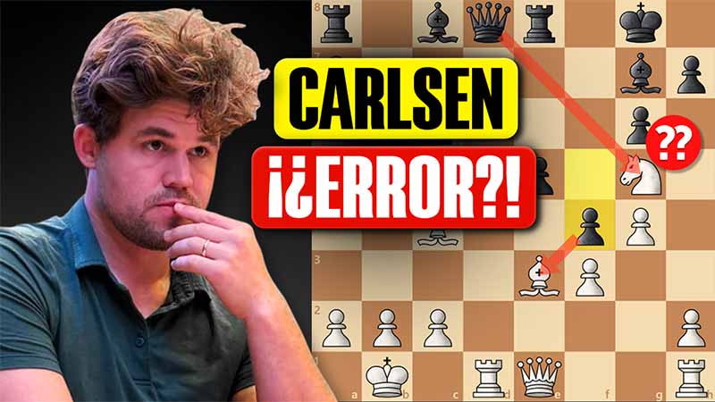 3 reglas de Carlsen para sobrevivir tras un error grave