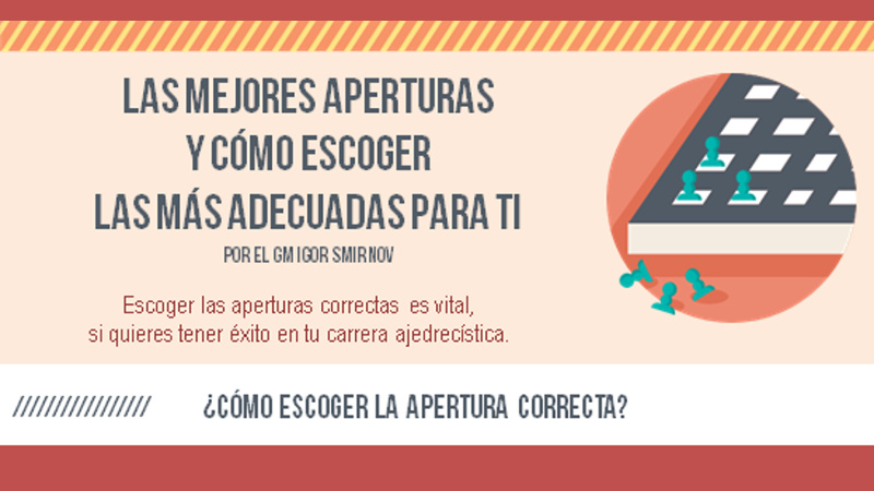 Las mejores aperturas de ajedrez y cómo escoger la tuya [Infografía]