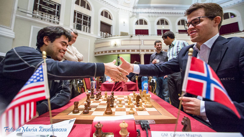 Hikaru Nakamura contra Magnus Carlsen