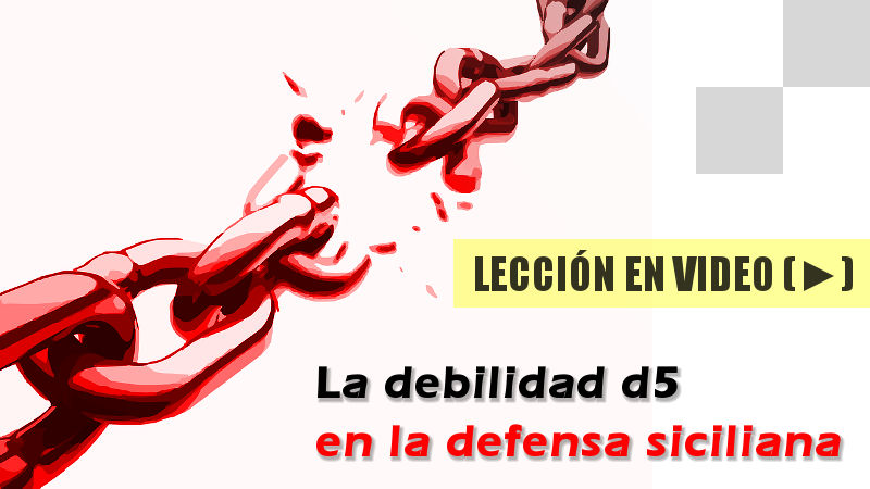 Lección de estrategia ―la debilidad d5 en la defensa siciliana