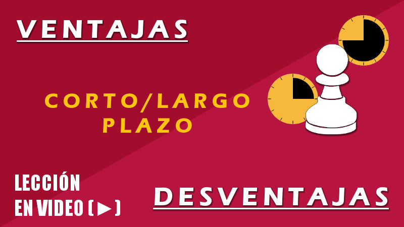 Ventajas y desventajas de corto y largo plazo