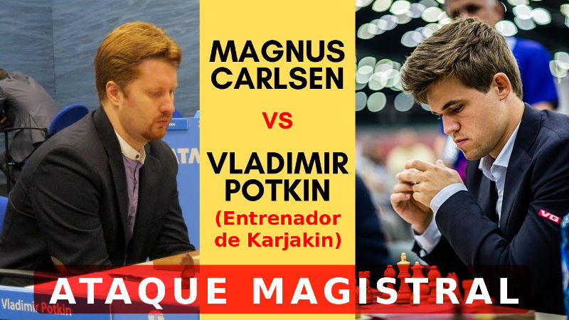 Ataque magistral: Carlsen destroza al entrenador de Karjakin