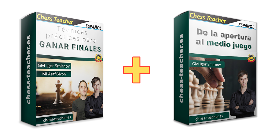 Oferta de cursos: Técnicas prácticas para ganar finales + De la apertura al medio juego