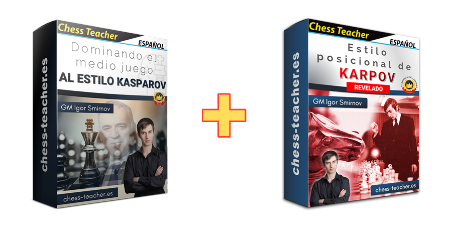 Oferta de cursos: Dominando el medio juego al estilo Kasparov + ¡Estilo posicional de Karpov revelado!