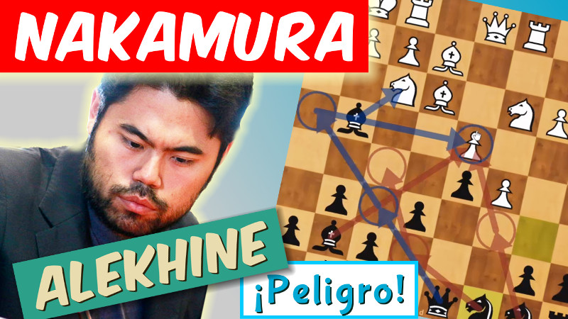 ¡Así USA Nakamura la peligrosa Defensa ALEKHINE!