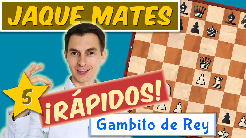 Los 5 JAQUE MATES más RÁPIDOS del Gambito de REY