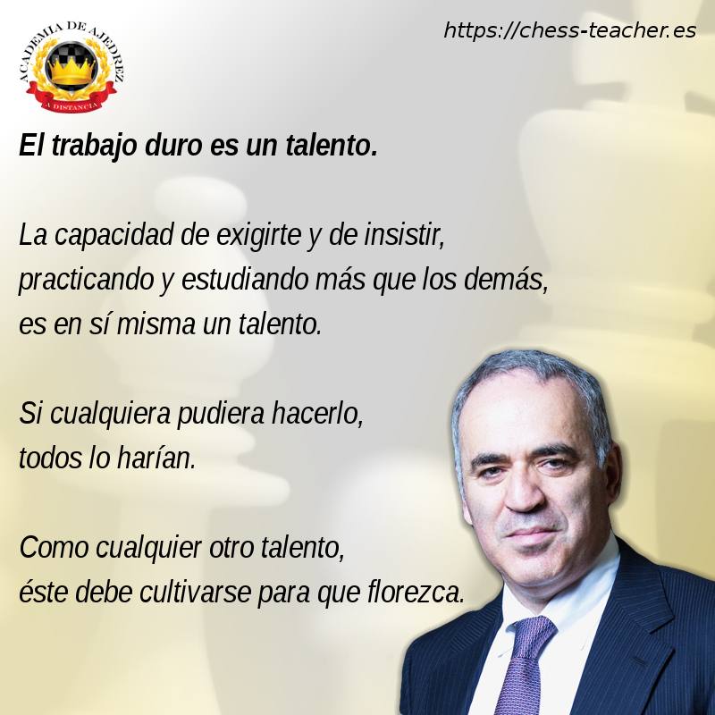 Kasparov talento ajedrez