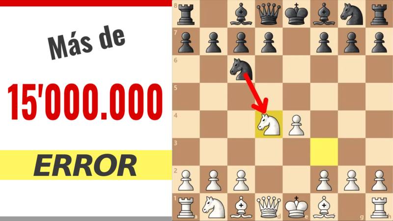 MEJOR apertura para derrotar a SUB 1500 ¡Error de 15 millones!