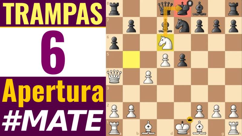 ¡6 ATREVIDAS trampas de MATE en la apertura!