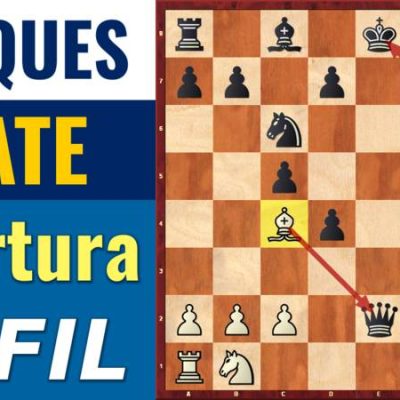 4 ataques y MATE en la Apertura del ALFIL