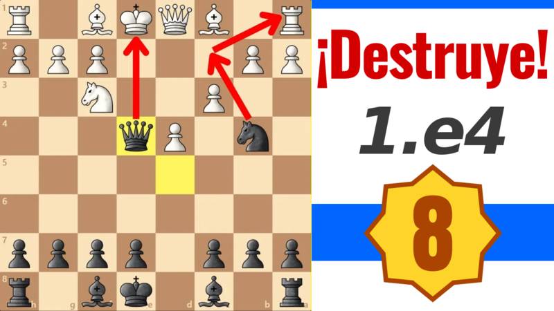 ¡Destruye a quien te juegue 1.e4, con esta trampa de apertura!