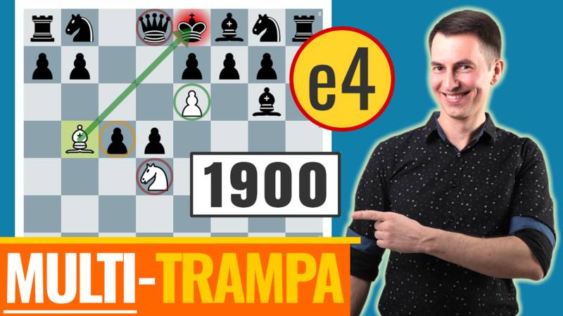 ¡Gana en 5 jugadas con esta multi-trampa! | ¡Barriendo la Caro-Kann!