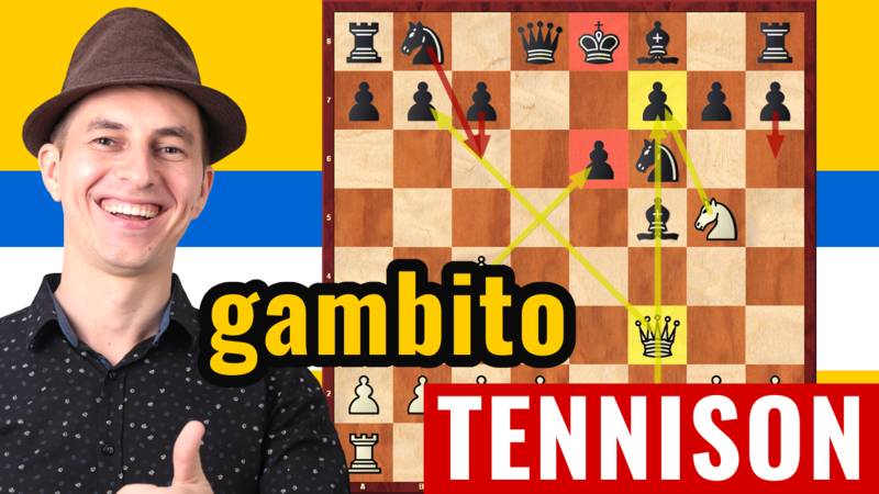 Gambito Tennison: ¡Peligrosa apertura SORPRESA de ajedrez rápido!