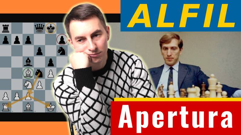 Ataque AGRESIVO de Fischer en la Apertura del ALFIL | Trampa Gana Rápido