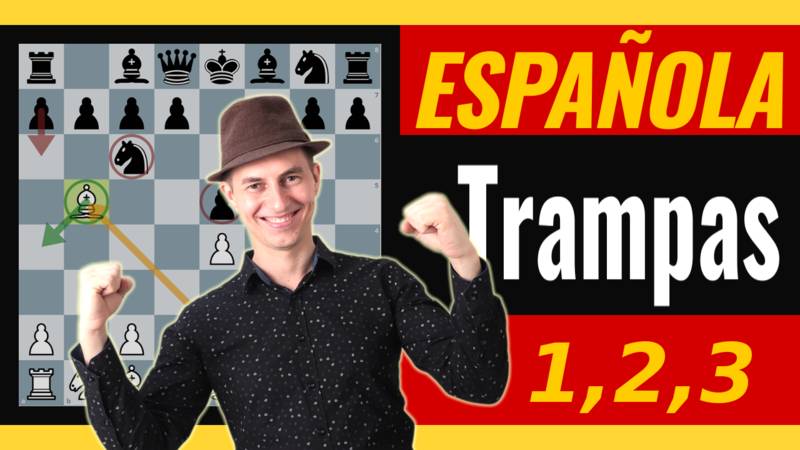 (Ruy López) 1,2,3 Apertura Española [con TRAMPAS]