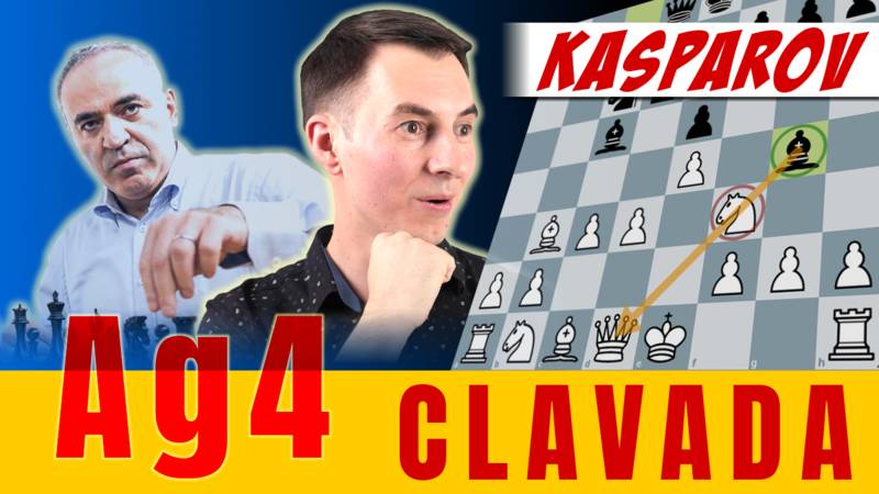 ¡Cómo CASTIGA Kasparov la clavada Ag4!