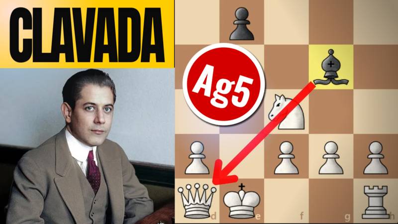 Cómo destruía Capablanca la clavada al caballo