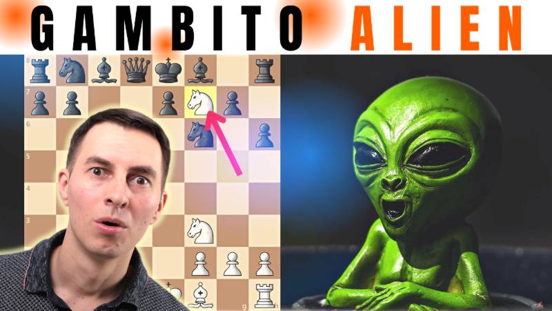 El Gambito ALIEN y ¡una docena de TRAMPAS!