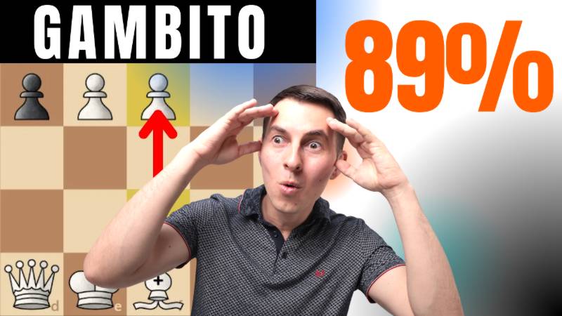 ¡Desconocido inventa gambito agresivo con 89% de éxito!