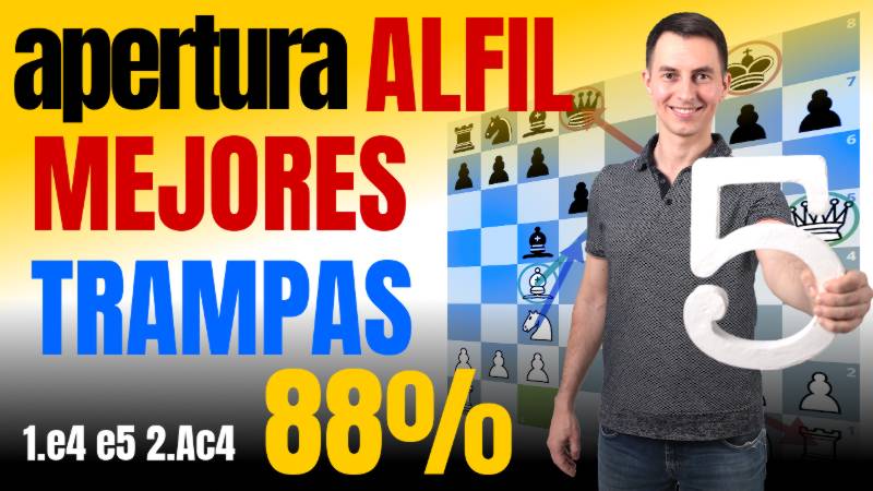 Las 5 MEJORES trampas en la Apertura del Alfil