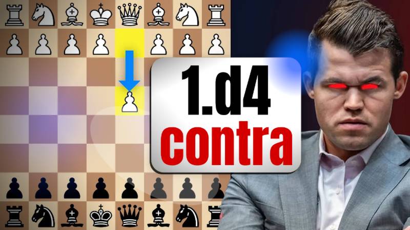 La apertura más exitosa contra 1.d4 en partida magistral de Carlsen