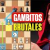 Gana un 90% de las partidas después de 1.e4 con estos gambitos BRUTALES