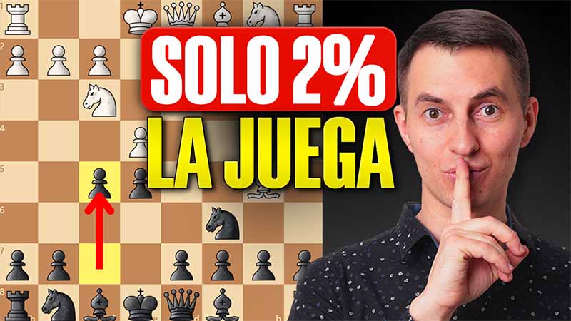 Apertura RARA y agresiva contra la Ruy López para las negras