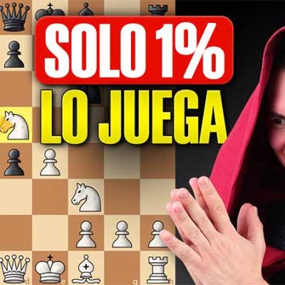 Puedes ganar un 86% de partidas con esta apertura después de 1.e4 e5