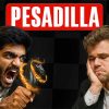 Carlsen no pudo detener el truco de caballo de Gukesh [y perdió 4 veces]