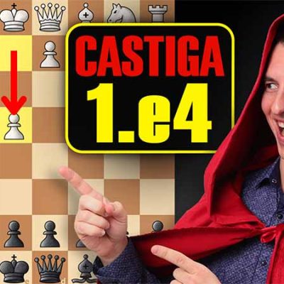 Puedes ganar un 84% de partidas contra 1.e4 con esta apertura