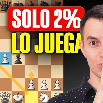 Gambito RARO y complicado después de 1.e4 con un 80% de partidas ganadas