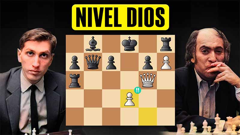Fischer jugó 1.e4 y destruyó a Tal (¡en SÓLO 8 movimientos!)