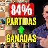 La MEJOR apertura para castigar 1.d4 (84% de éxito real)