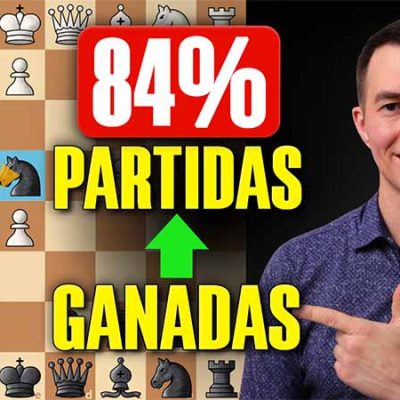 La MEJOR apertura para castigar 1.d4 (84% de éxito real)