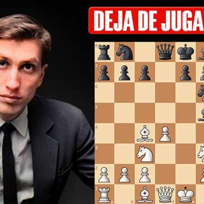 Error en la jugada 1... Fischer se rió y no perdonó