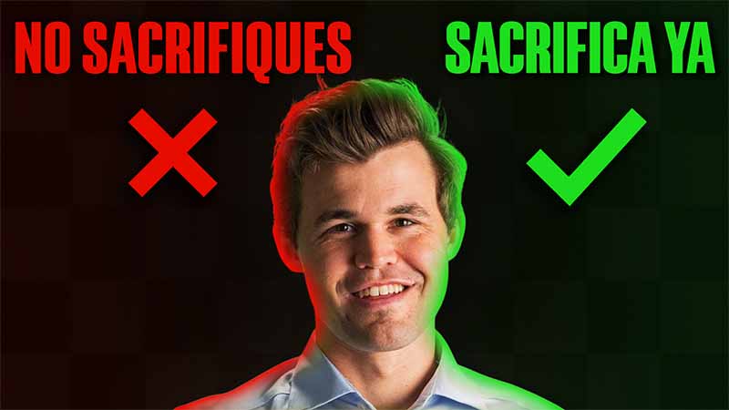 Cómo sabe Carlsen cuándo sacrificar la dama