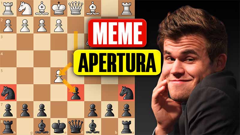 Gambito LOCO de Carlsen destruye a jugador de 2000 Elo